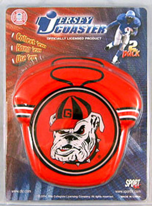 Georgia Bulldogs Coaster Set Jersey Style CO - Sportfx International