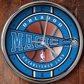 Orlando Magic Wall Clock Chrome Periodic Restock -
