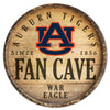 Auburn Tigers Sign Wood 14 Inch Round Barrel Top Design - Special Order - WinCraft