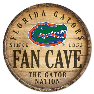 Florida Gators Sign Wood 14 Inch Round Barrel Top Design - WinCraft