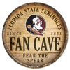 Florida State Seminoles Sign Wood 14 Inch Round Barrel Top Design - WinCraft