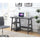 Designs2Go Trestle Desk with Shelves - Convience Concept, Inc.