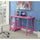 Designs2Go Trestle Desk with Shelves - Convience Concept, Inc.