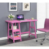 Designs2Go Trestle Desk with Shelves - Convience Concept, Inc.