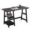 Designs2Go Trestle Desk with Shelves - Convience Concept, Inc.