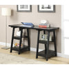 Designs2Go Double Trestle Desk with Shelves - Convience Concept, Inc.