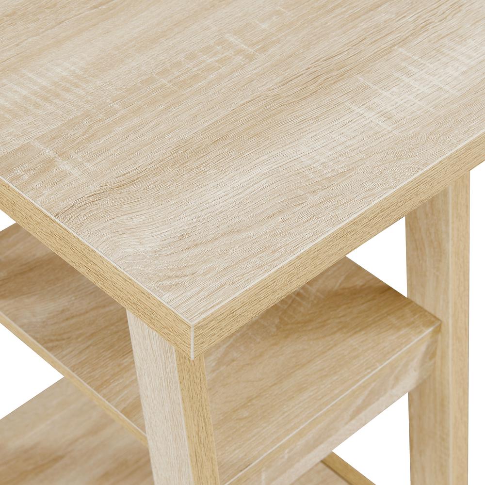 Designs2Go Double Trestle Desk with Shelves - Convenience Concepts