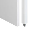 Newport JB Console/Sliding Desk with Drawer and Riser, White - Convenience Concepts