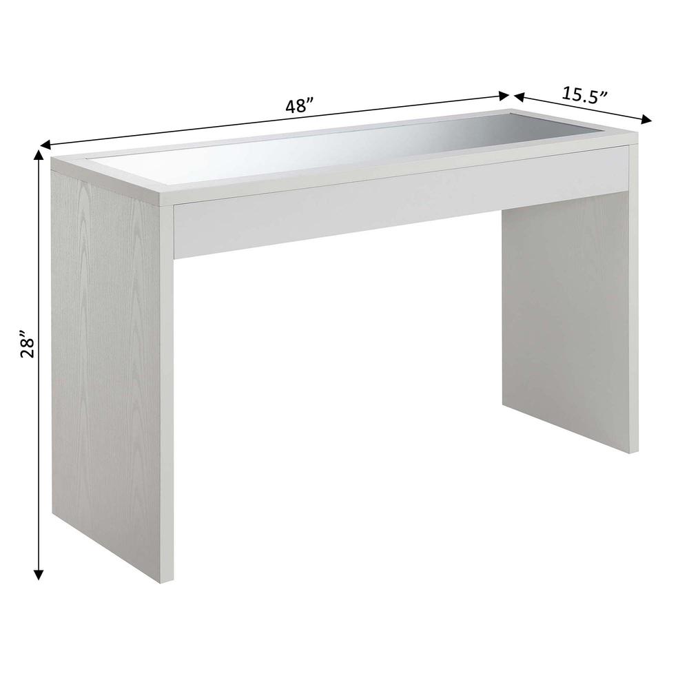 Northfield Mirrored Console Table - Convience Concept, Inc.