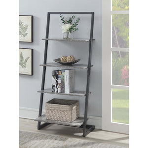 Graystone 4 Tier Ladder Bookcase/shelf - Convience Concept, Inc.