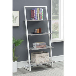 Graystone 4 Tier Ladder Bookcase/shelf - Convience Concept, Inc.