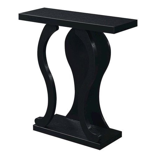 Newport Terry B Console Table with Shelf - Convenience Concepts