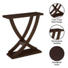 Newport Criss-Cross Console Table - Convience Concept, Inc.