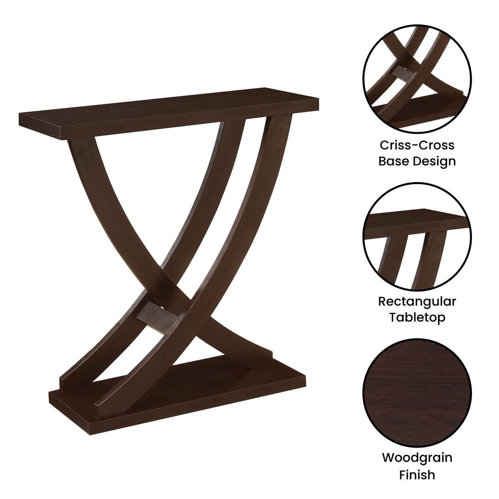 Newport Criss-Cross Console Table - Convience Concept, Inc.