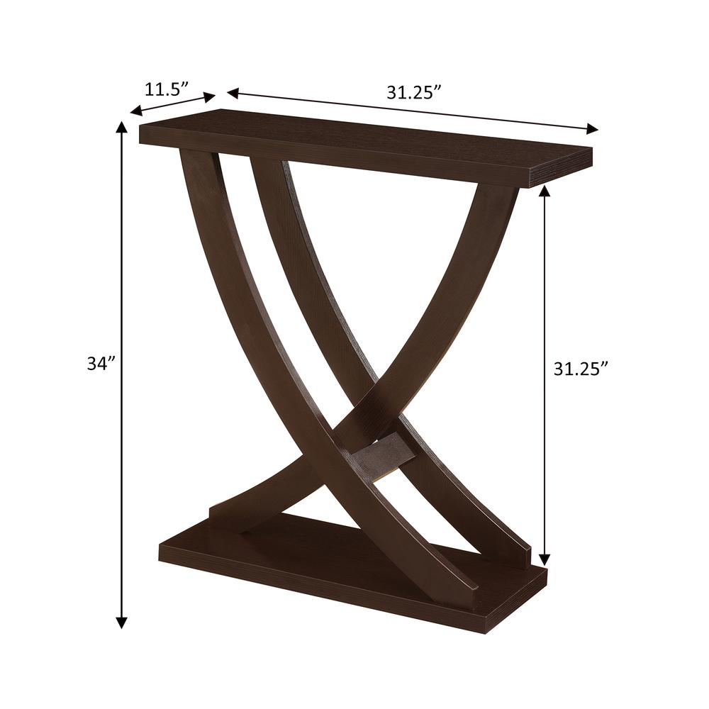 Newport Criss-Cross Console Table - Convience Concept, Inc.