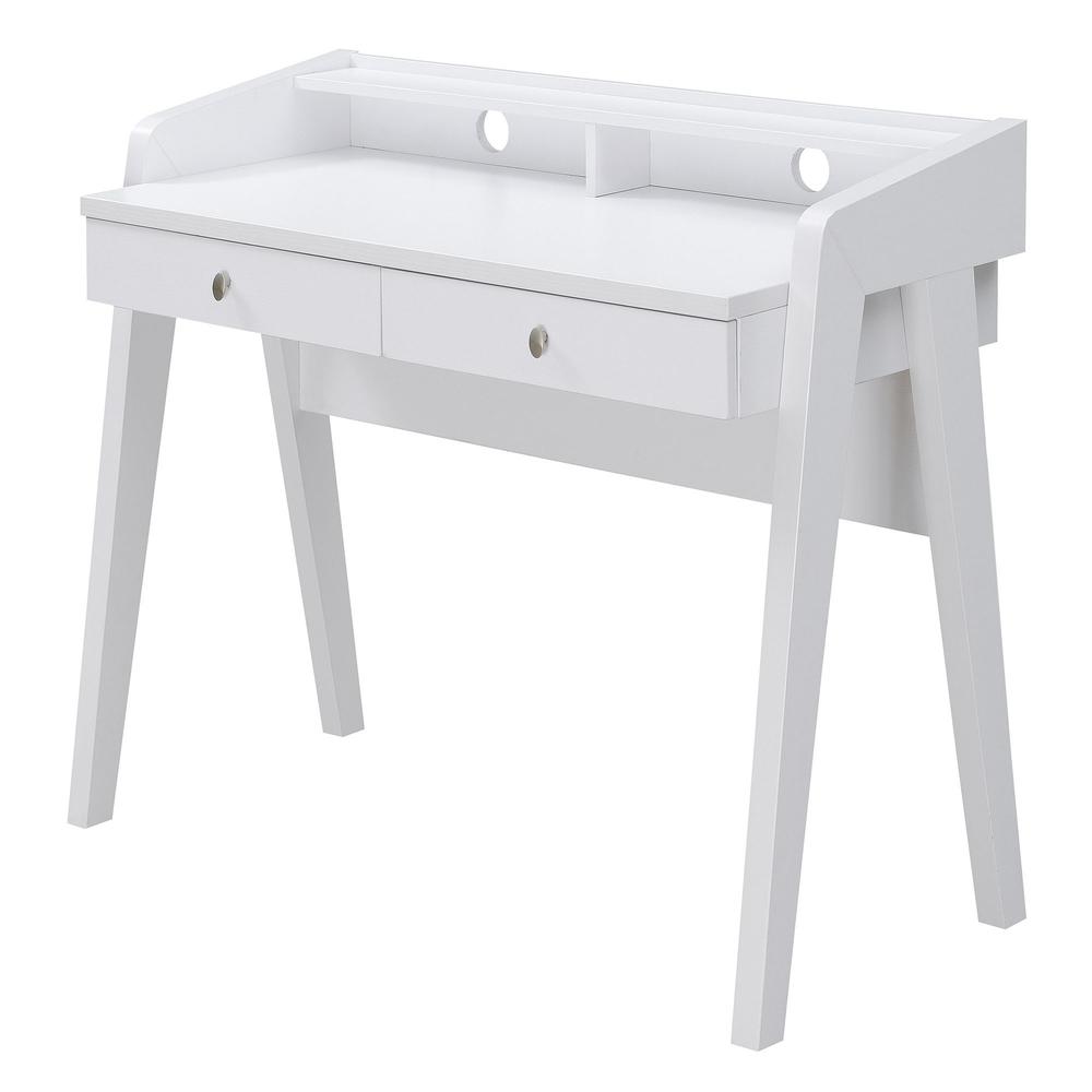 Newport Deluxe 2 Drawer Desk - Convenience Concepts