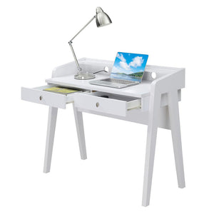 Newport Deluxe 2 Drawer Desk - Convenience Concepts