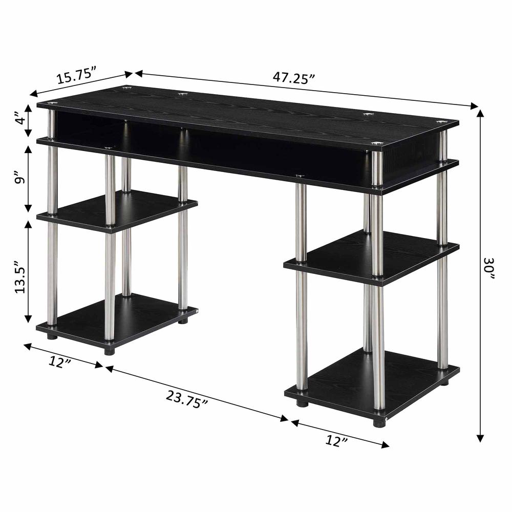Designs2Go No Tools Student Desk - Convience Concept, Inc.