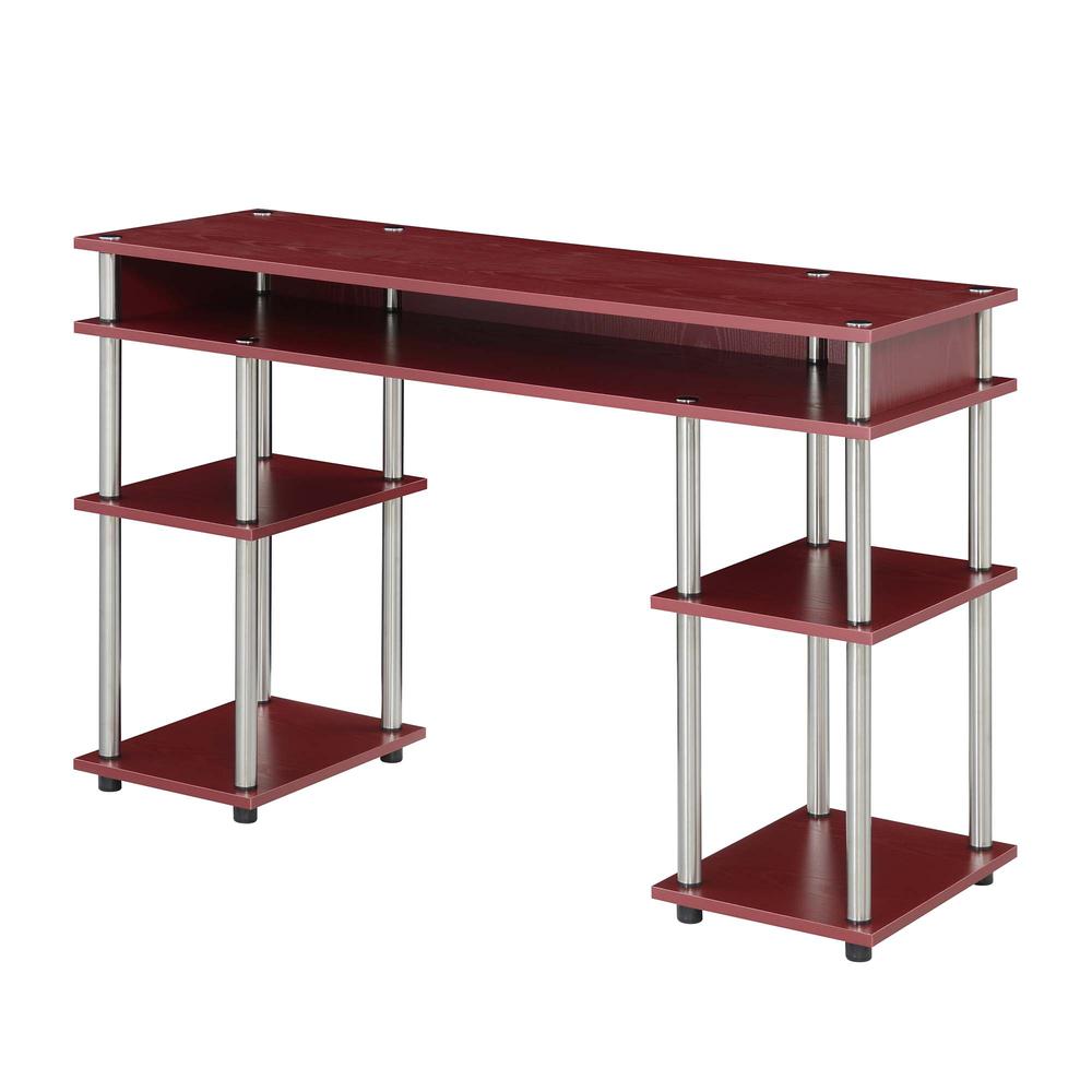 Designs2Go No Tools Student Desk with Shelves, R4-0539 - Convenience Concepts
