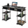 Designs2Go No Tools Student Desk with Charging Station, Charcoal Gray - Convenience Concepts