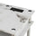 Designs2Go No Tools Student Desk With Charging Station, White Marble - Convenience Concepts