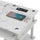 Designs2Go No Tools Student Desk With Charging Station, White Marble - Convenience Concepts