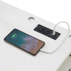 Designs2Go No Tools Student Desk with Charging Station, White - Convenience Concepts