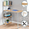 Designs2Go Office Workstation Desk with Shelves - Convience Concept, Inc.