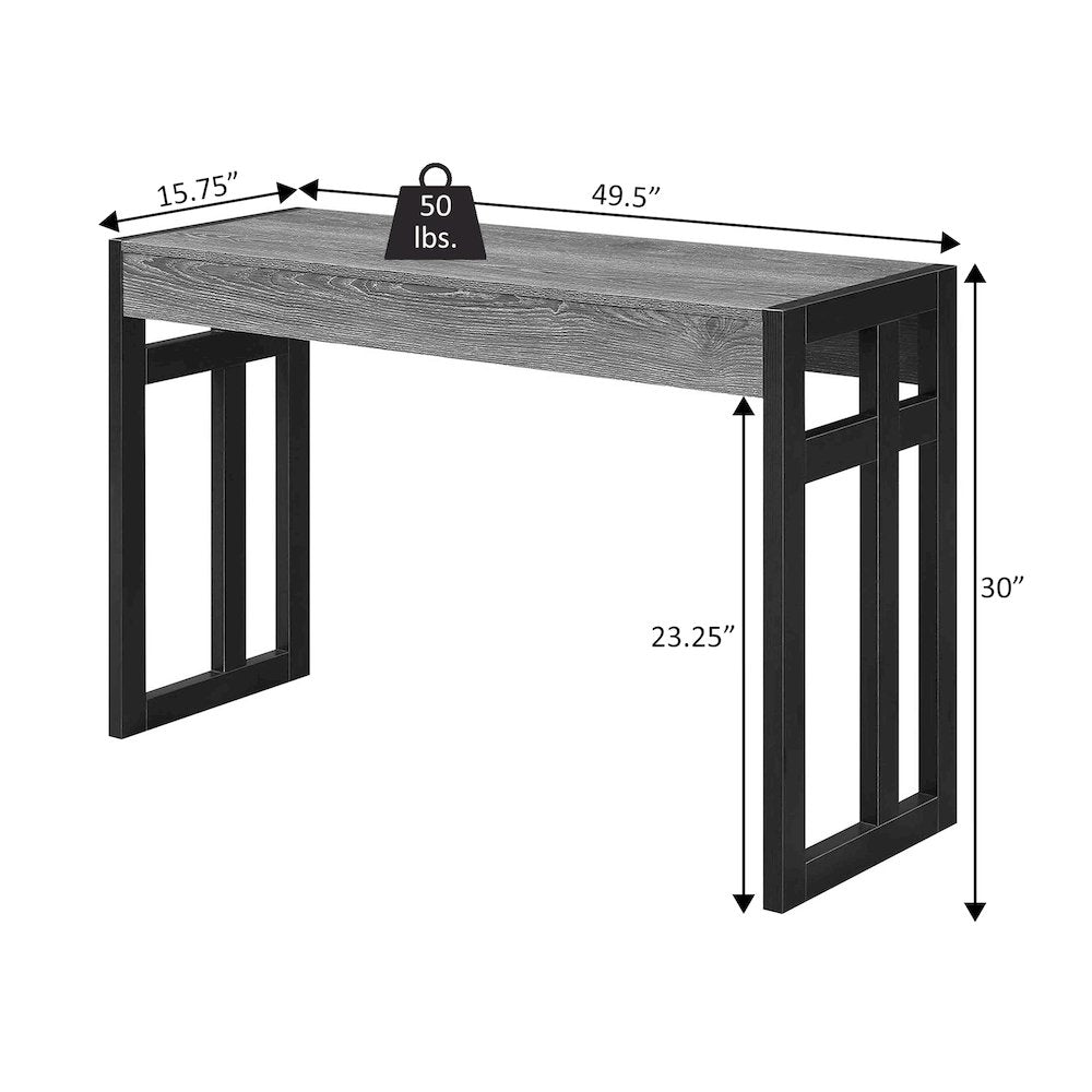 Monterey Entryway Hall Console Table/Desk - Convenience Concepts