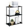 Designs2Go Classic Glass 3 Tier Bookshelf - Convenience Concepts