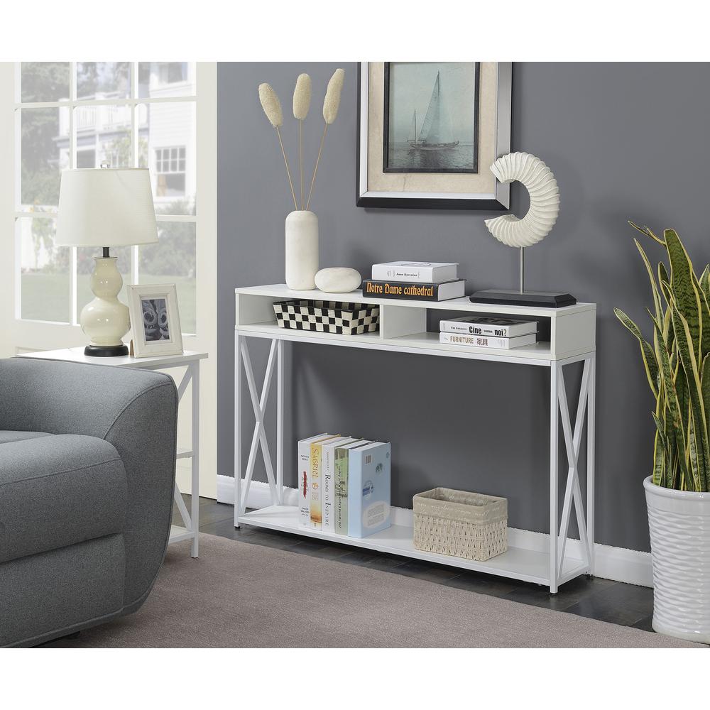 Tucson Deluxe 2 Tier Console Table - Convience Concept, Inc.