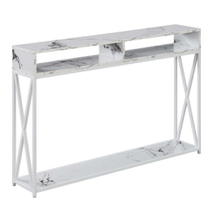 Tucson Deluxe Console Table with Shelf, R4-0545 - Convenience Concepts