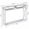 Tucson Deluxe Console Table with Shelf, R4-0545 - Convenience Concepts