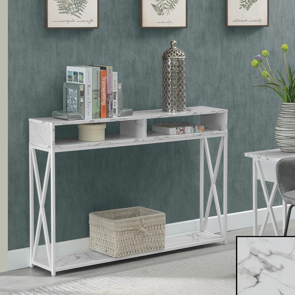 Tucson Deluxe Console Table with Shelf, R4-0545 - Convenience Concepts
