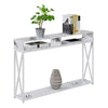 Tucson Deluxe Console Table with Shelf, R4-0545 - Convenience Concepts