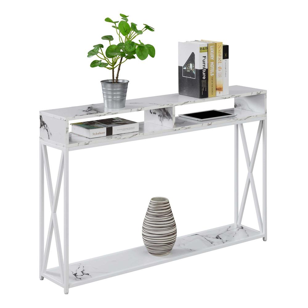 Tucson Deluxe Console Table with Shelf, R4-0545 - Convenience Concepts