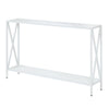 Tucson Console Table with Shelf - Convience Concept, Inc.