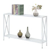 Tucson Console Table with Shelf - Convience Concept, Inc.