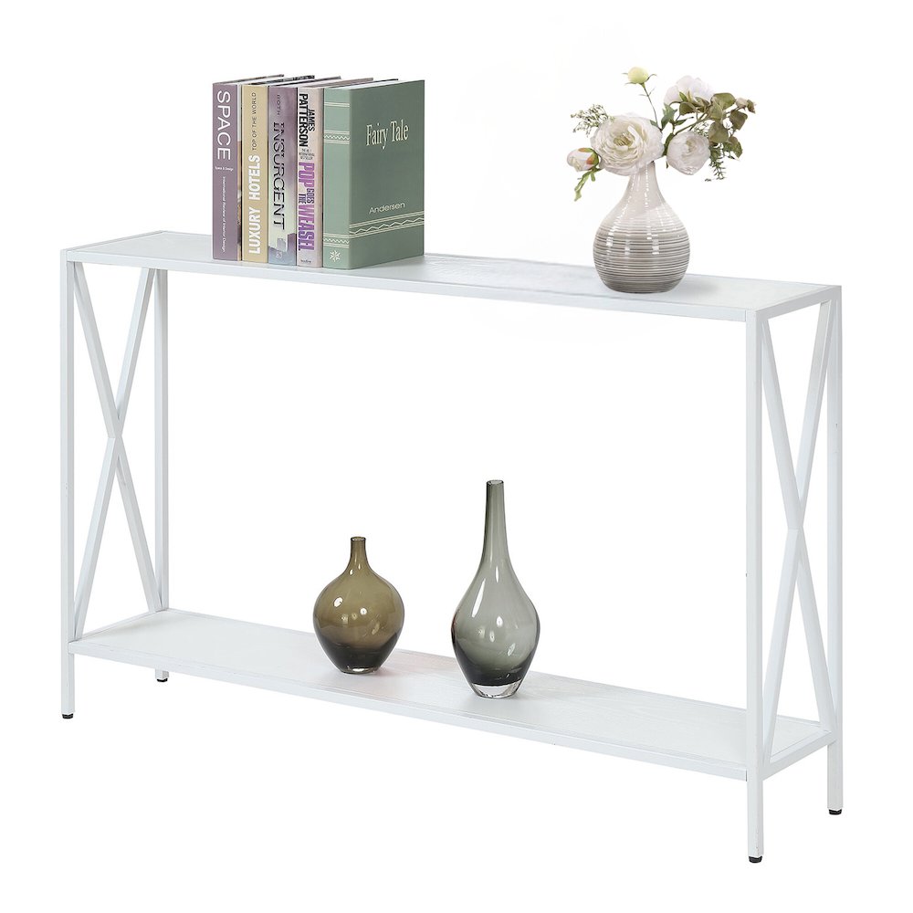 Tucson Console Table with Shelf - Convience Concept, Inc.
