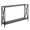 Tucson Console Table with Shelf - Convience Concept, Inc.