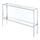 Nadia Chrome Console Table - Convenience Concepts