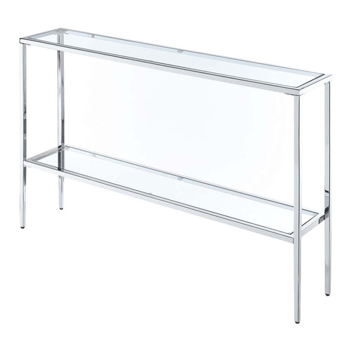 Nadia Chrome Console Table - Convenience Concepts