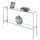 Nadia Chrome Console Table - Convenience Concepts
