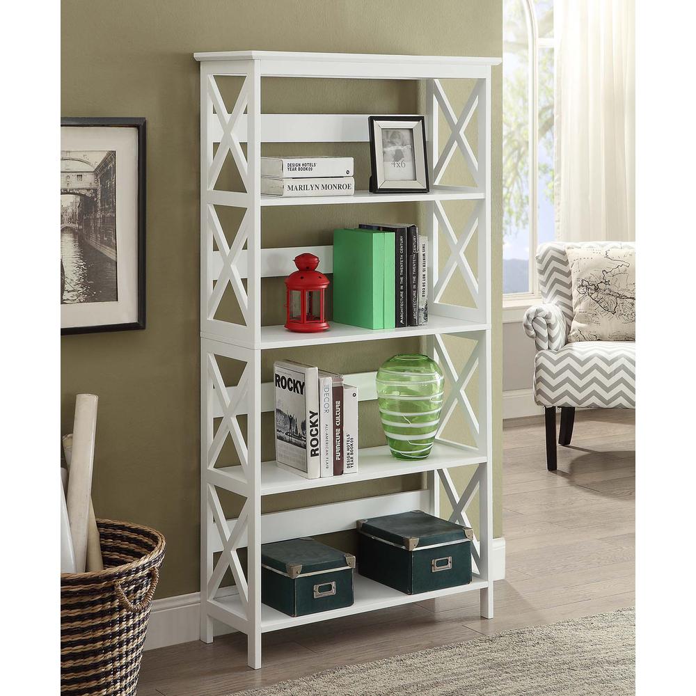 Oxford 5 Tier Bookcase - Convience Concept, Inc.