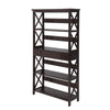 Oxford 5 Tier Bookcase with Drawer - Convience Concept, Inc.