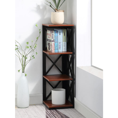 Oxford 3 Tier Corner Bookcase - Convience Concept, Inc.
