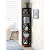 Oxford 5 Tier Corner Bookcase - Convience Concept, Inc.
