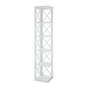 Oxford 5 Tier Corner Bookcase - Convience Concept, Inc.