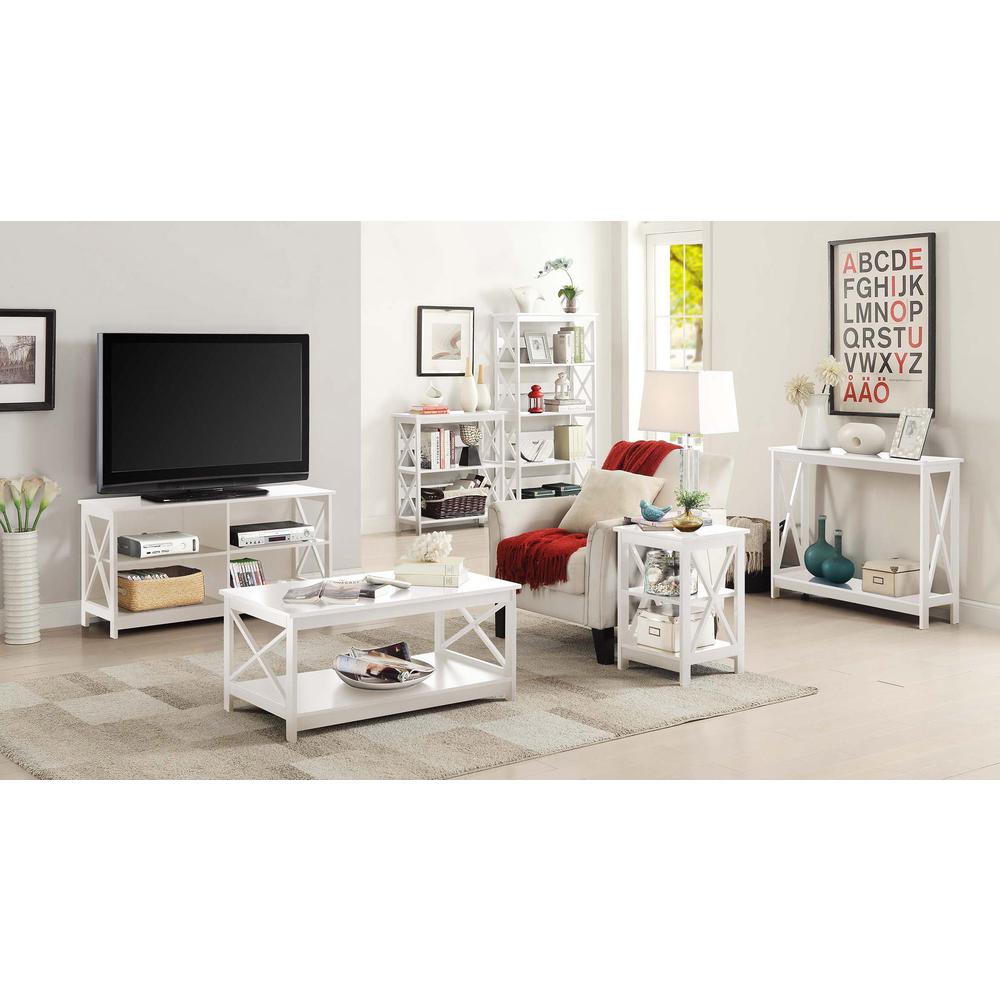 Oxford Console Table with Shelf - Convience Concept, Inc.