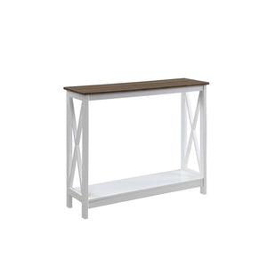 Oxford Console Table with Shelf - Convience Concept, Inc.